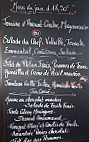 Café De La Gare menu
