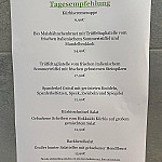 Gasthaus Sonneck menu