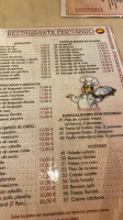 Fernando menu