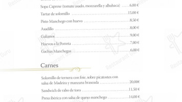 Las Delicias Del Arco menu