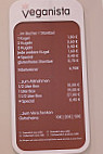 Veganista Ice Cream Vii menu